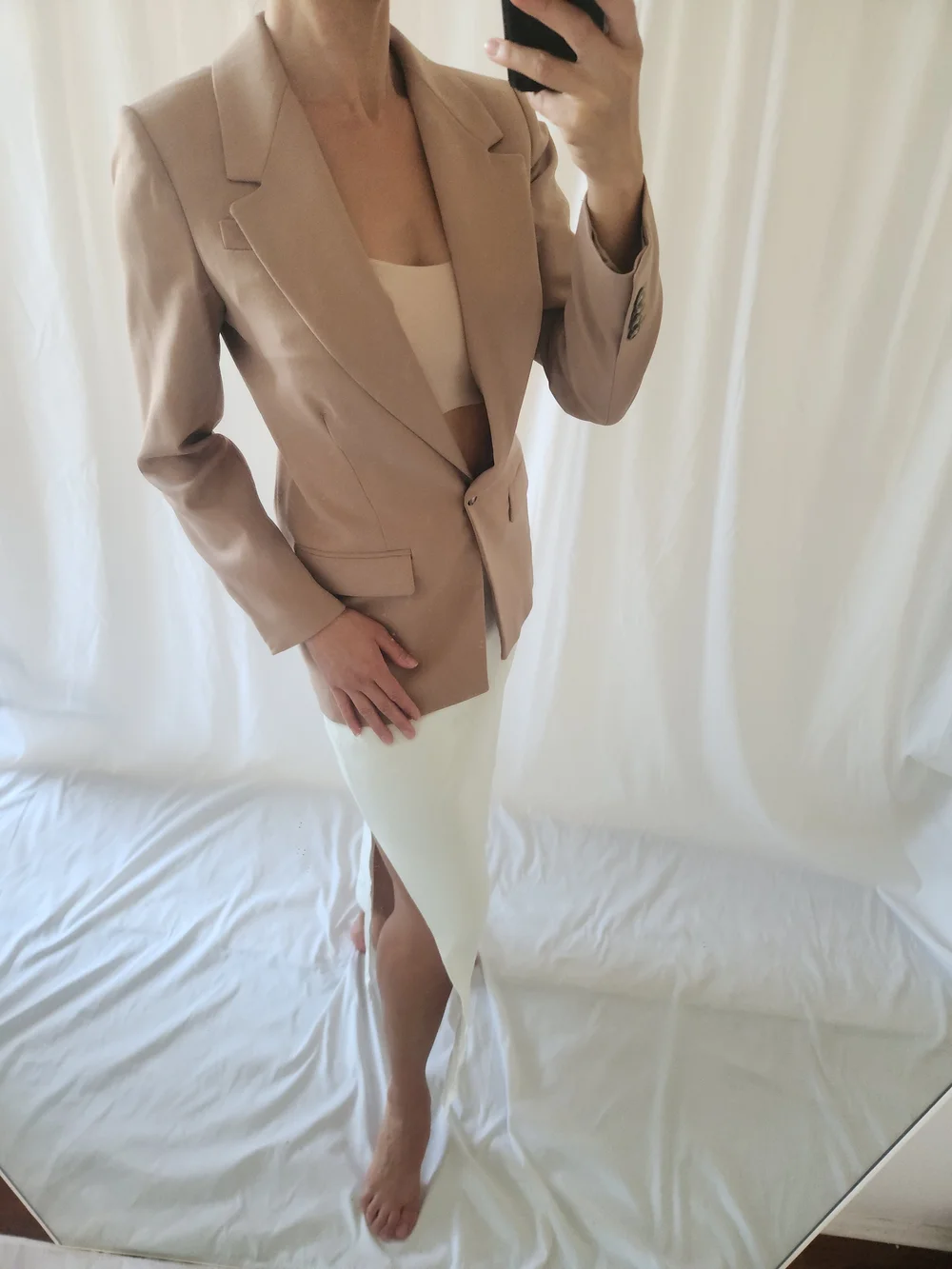 J. Crew Virgin Wool Beige Blazer